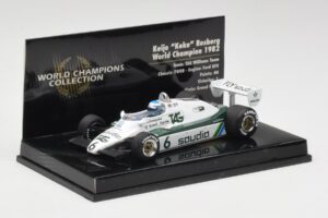 Williams FW08 #6 K. Rosberg F1 World Champion 1982 Minichamps 1:43 436820106 Metal — zdjęcie 3 z 4