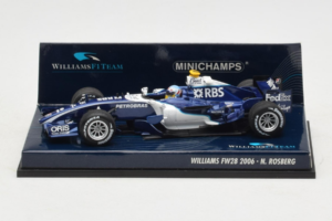Williams FW28 Cosworth #10 N. Rosberg Williams F1 Team 2006 Minichamps 1:43 400060010 Metal