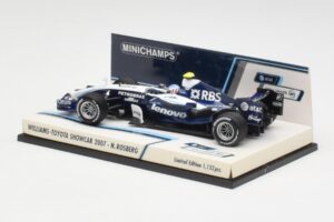 Williams FW29 N. Rosberg F1 Showcar 2007 Minichamps 1:43 400070086 Metal — zdjęcie 2 z 5