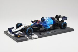 Williams FW43B Mercedes #63 G. Russell Belgian GP 2021 Minichamps 1:18 117211363 Żywica — zdjęcie 2 z 7