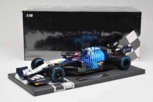 Williams FW43B Mercedes #63 G. Russell Belgian GP 2021 Minichamps 1:18 117211363 Żywica — zdjęcie 7 z 7
