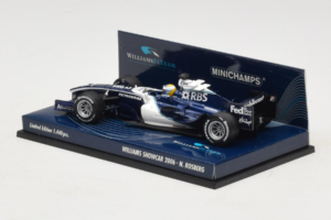 Williams FW28 Cosworth #10 N. Rosberg Williams F1 Team Showcar 2006 Minichamps 1:43 400060080 Metal — zdjęcie 3 z 5
