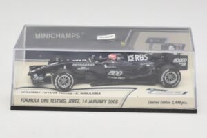 Williams Toyota FW29B K. Nakajima Jerez Test 14 January 2008 Minichamps 1:43 400080108 Metal — zdjęcie 5 z 5
