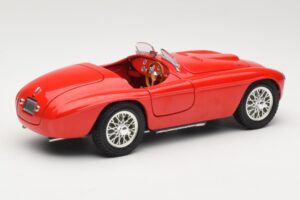 Ferrari 166 MM Barchetta Czerwony Hot Wheels 1:18 B6054-1 Metal — zdjęcie 3 z 8