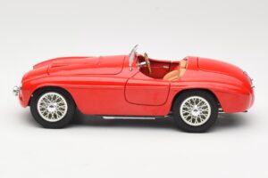 Ferrari 166 MM Barchetta Czerwony Hot Wheels 1:18 B6054-1 Metal — zdjęcie 4 z 8