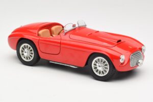 Ferrari 166 MM Barchetta Czerwony Hot Wheels 1:18 B6054-1 Metal — zdjęcie 6 z 8