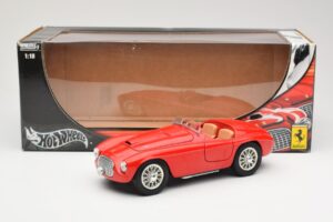 Ferrari 166 MM Barchetta Czerwony Hot Wheels 1:18 B6054-1 Metal — zdjęcie 8 z 8