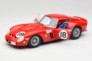 Ferrari 250 GTO #18 P. Rodriguez Daytona Continental 3 Hours Winner 1963 Kyosho 1:18 08438F Metal — zdjęcie 2 z 8