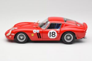 Ferrari 250 GTO #18 P. Rodriguez Daytona Continental 3 Hours Winner 1963 Kyosho 1:18 08438F Metal — zdjęcie 4 z 8