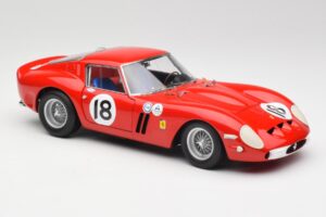 Ferrari 250 GTO #18 P. Rodriguez Daytona Continental 3 Hours Winner 1963 Kyosho 1:18 08438F Metal — zdjęcie 6 z 8