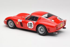 Ferrari 250 GTO #18 P. Rodriguez Daytona Continental 3 Hours Winner 1963 Kyosho 1:18 08438F Metal — zdjęcie 7 z 8