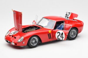 Ferrari 250 GTO #24 J. Blaton / G. Langlois 2nd 24 Hours of Le Mans 1963 Kyosho 1:18 08432C Metal — zdjęcie 2 z 8