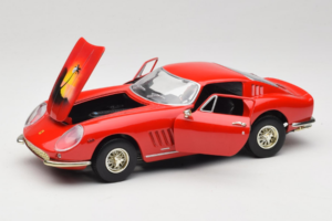 Ferrari 275 GTB/4 Czerwony z Palmą na Masce ERTL 1:18 7483-P1 Metal — zdjęcie 2 z 8