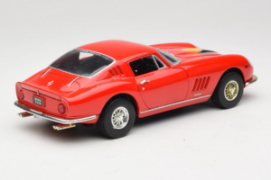 Ferrari 275 GTB/4 Czerwony z Palmą na Masce ERTL 1:18 7483-P1 Metal — zdjęcie 3 z 8