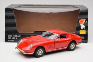 Ferrari 275 GTB/4 Rosso Corsa ERTL 1:18 7483 Metal — zdjęcie 8 z 8