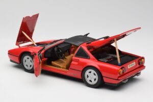 Ferrari 328 GTS Czerwony Anson 1:18 TY11078 Metal — zdjęcie 5 z 8