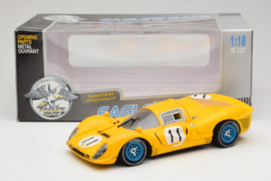 Ferrari 330 P4 #11 Żółty Spa-Francorchamps 1967 Eagles Race 1:18 38007-Y1 Metal — zdjęcie 8 z 8