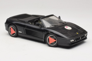 Ferrari 348 Spider Czarny Mira 1:18 6181 Metal — zdjęcie 6 z 8