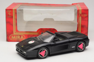 Ferrari 348 Spider Czarny Mira 1:18 6181 Metal — zdjęcie 8 z 8