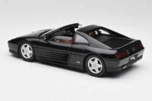 Ferrari 348 TS Czarny Hot Wheels 1:18 X5481 Metal — zdjęcie 7 z 8