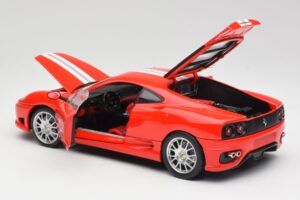 Ferrari 360 Challenge Stradale Czerwony Hot Wheels 1:18 C0407 Metal — zdjęcie 5 z 8