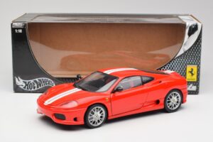 Ferrari 360 Challenge Stradale Czerwony Hot Wheels 1:18 C0407 Metal — zdjęcie 8 z 8