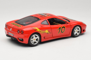 Ferrari 360 Modena #10 5 Jahre IG Bburago Czerwony Bburago 1:18 3358-P2 Metal — zdjęcie 3 z 8