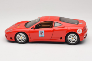 Ferrari 360 Modena Bevro International #4 Edycja Limitowana 111 szt Czerwony Bburago 1:18 3358-P1 Metal — zdjęcie 4 z 8