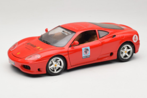 Ferrari 360 Modena Bevro International #4 Edycja Limitowana 111 szt Czerwony Bburago 1:18 3358-P1 Metal