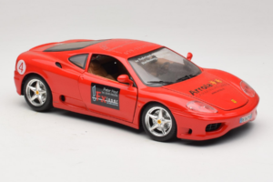 Ferrari 360 Modena Bevro International #4 Edycja Limitowana 111 szt Czerwony Bburago 1:18 3358-P1 Metal — zdjęcie 6 z 8