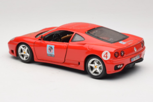 Ferrari 360 Modena Bevro International #4 Edycja Limitowana 111 szt Czerwony Bburago 1:18 3358-P1 Metal — zdjęcie 7 z 8
