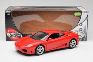 Ferrari 360 Modena Czerwony Hot Wheels 1:18 25736 Metal — zdjęcie 8 z 8