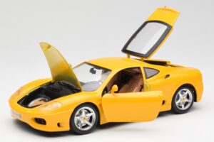 Ferrari 360 Modena Żółty Bburago 1:18 3368 Metal — zdjęcie 2 z 8