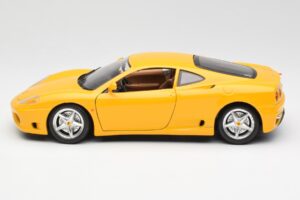 Ferrari 360 Modena Żółty Bburago 1:18 3368 Metal — zdjęcie 4 z 8