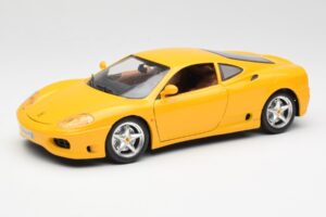 Ferrari 360 Modena Żółty Bburago 1:18 3368 Metal