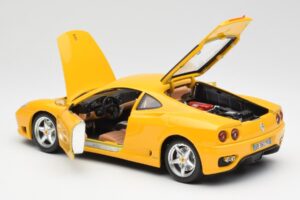 Ferrari 360 Modena Żółty Bburago 1:18 3368 Metal — zdjęcie 5 z 8