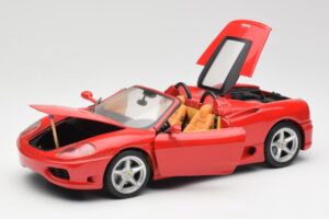 Ferrari 360 Spider Czerwony Hot Wheels 1:18 FER129 Metal — zdjęcie 2 z 8