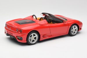 Ferrari 360 Spider Czerwony Hot Wheels 1:18 FER129 Metal — zdjęcie 3 z 8