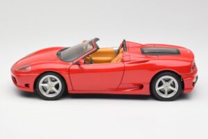 Ferrari 360 Spider Czerwony Hot Wheels 1:18 FER129 Metal — zdjęcie 4 z 8