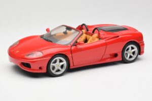 Ferrari 360 Spider Czerwony Hot Wheels 1:18 FER129 Metal