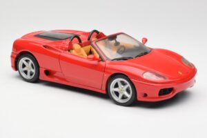 Ferrari 360 Spider Czerwony Hot Wheels 1:18 FER129 Metal — zdjęcie 6 z 8