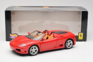 Ferrari 360 Spider Czerwony Hot Wheels 1:18 FER129 Metal — zdjęcie 8 z 8