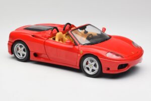 Ferrari 360 Spider Czerwony Hot Wheels 1:18 57310 Metal — zdjęcie 6 z 8