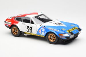 Ferrari 365 GTB/4 #39 J-C. Andruet / Lena 24 Hours of Le Mans 1972 Kyosho 1:18 08164E Metal — zdjęcie 6 z 8