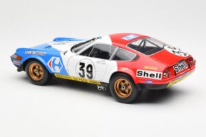 Ferrari 365 GTB/4 #39 J-C. Andruet / Lena 24 Hours of Le Mans 1972 Kyosho 1:18 08164E Metal — zdjęcie 7 z 8