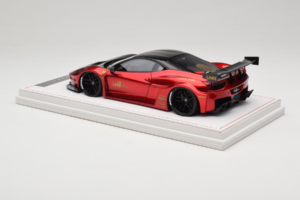 Ferrari 458 Liberty Walk LB-Silhouette WORKS GT Candy Czerwony IVY 1:18 REMC003 Żywica — zdjęcie 5 z 6