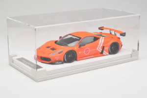 Ferrari 458 Liberty Walk LB-Silhouette WORKS GT Pomarańczowy IVY 1:18 REMC002 Żywica — zdjęcie 2 z 6