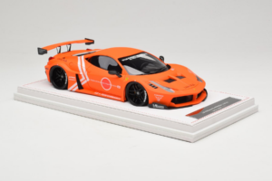 Ferrari 458 Liberty Walk LB-Silhouette WORKS GT Pomarańczowy IVY 1:18 REMC002 Żywica — zdjęcie 4 z 6