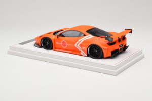 Ferrari 458 Liberty Walk LB-Silhouette WORKS GT Pomarańczowy IVY 1:18 REMC002 Żywica — zdjęcie 5 z 6
