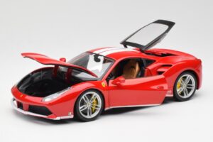 Ferrari 488 GTB Czerwony Bburago 1:18 18-76102 Metal — zdjęcie 2 z 8